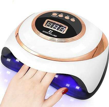 Lampe de séchage UV LED professionnelle pour ongles avec affichage numérique et design ergonomique pour manucure rapide et sécurisée