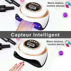 Lampe de séchage UV LED professionnelle pour ongles avec capteur intelligent et séchage rapide des vernis et gels