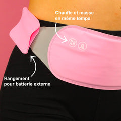 OneScale Ceinture pour douleurs menstruelles USB Chauffante – mise en situation