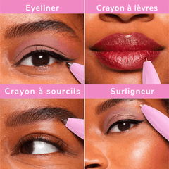 OneScale stylo magique pour femme 4 couleurs - design rose – détail produit
