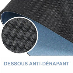 OneScale Tapis de salle de bain absorbant Gris design moderne – mise en situation